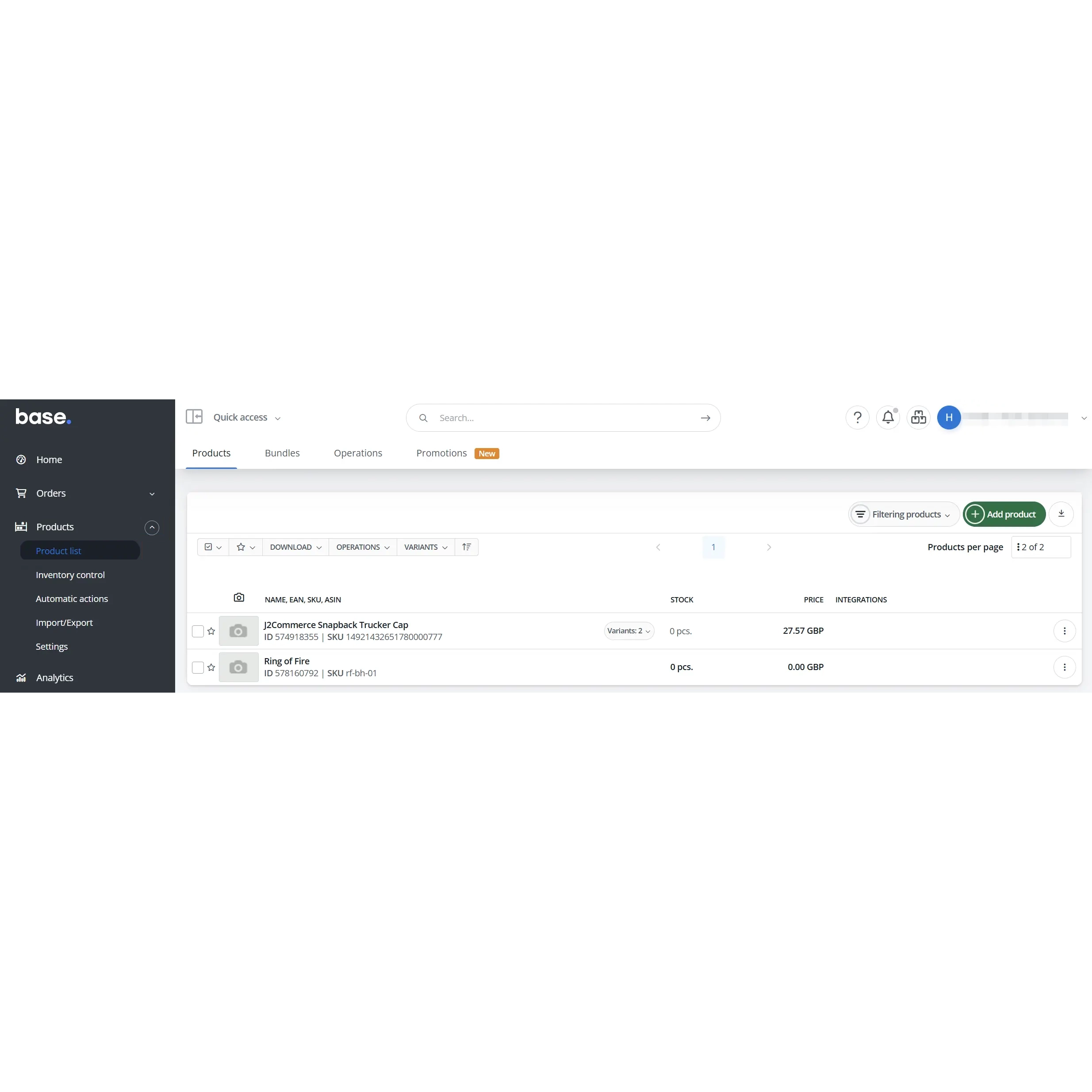 Full Variant Sync — Every Size, Color, and SKU