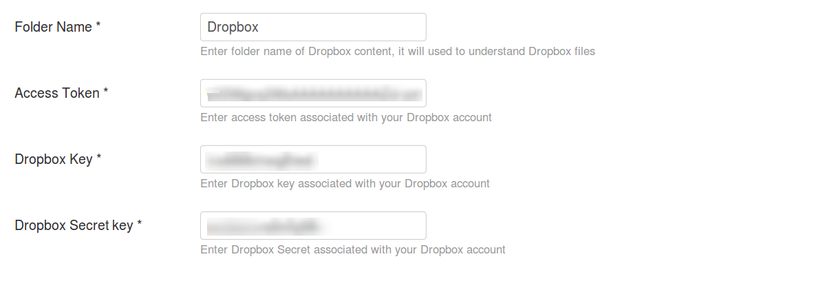Enables you to retrieve the files from the Dropbox remotely