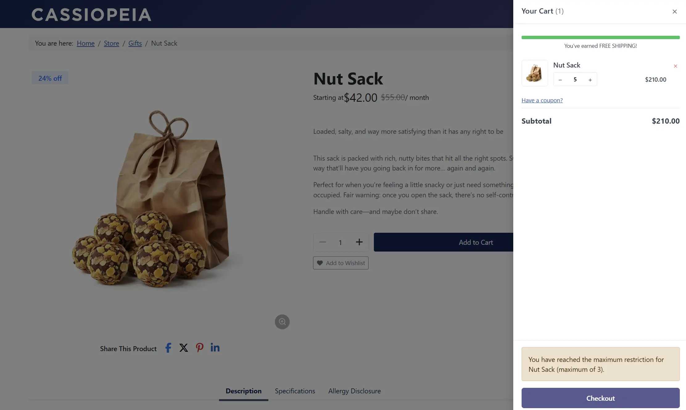 A Bouncer for Your Checkout Button