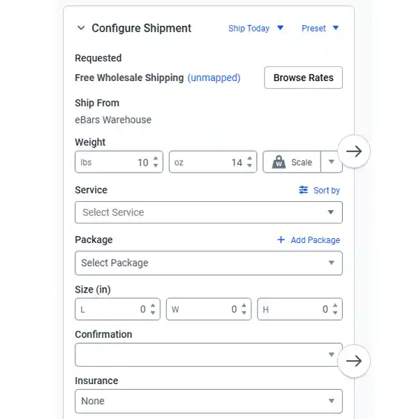 Multi-carrier shipping integration