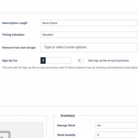 Free trials and sign-up fees
