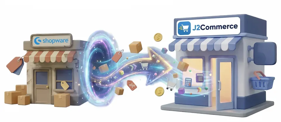 Shopware 6 to J2Commerce 6