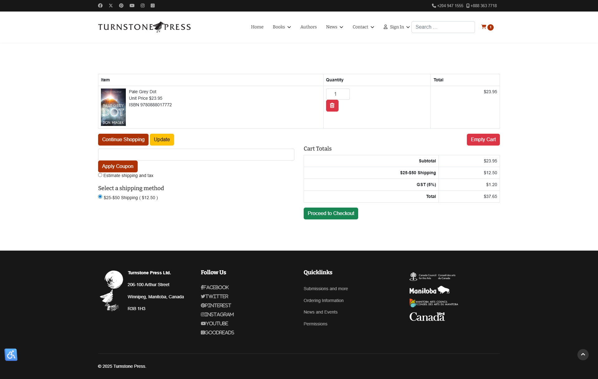 screencapture turnstonepress your cart html 2025 08 14 19 32 38
